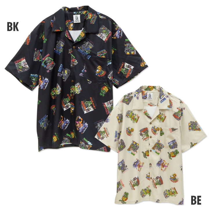 楽天市場】ラットフィンク Rat Fink アロハ シャツ : MOONEYES 