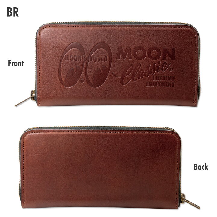 楽天市場】ムーンアイズ MOON Classic レザー ジップ ウォレット 