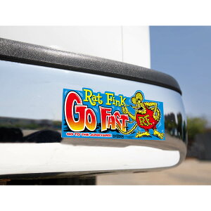���b�g�t�B���N Rat Fink �o���p�[ �X�e�b�J�[ Go Fast