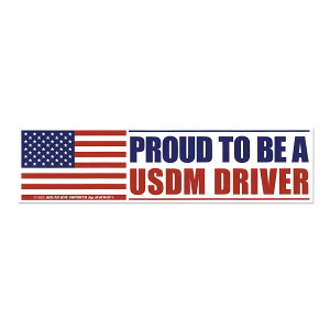 South Bay Imports PROUD TO BE A USDM DRIVER 1990s �o���p�[ �X�e�b�J�[