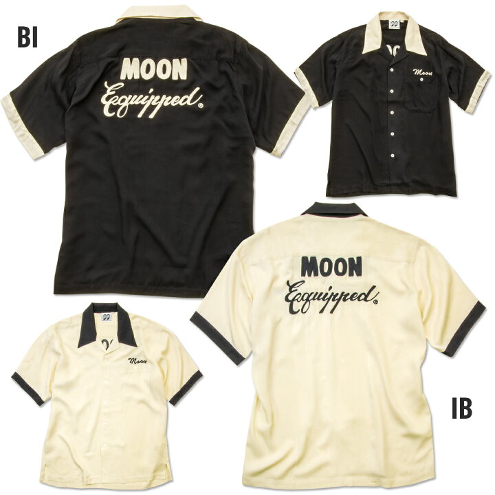 楽天市場】ムーンアイズ MOON Equipped ボーリング シャツ : MOONEYES