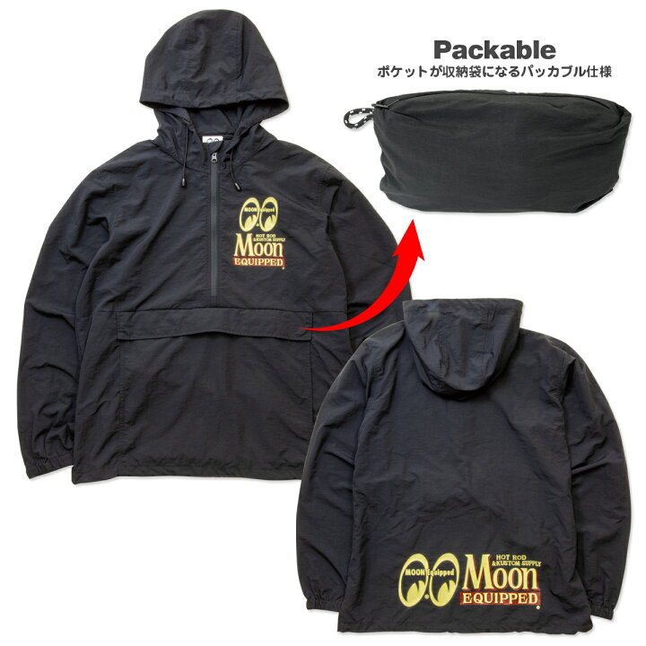 楽天市場】ムーンアイズ MOON Equipped アノラック ジャケット : MOONEYES