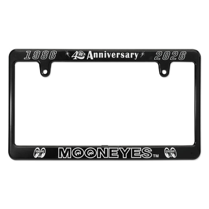 楽天市場】ムーンアイズ ナンバーフレーム Std. MOONEYES 40th Anniv 