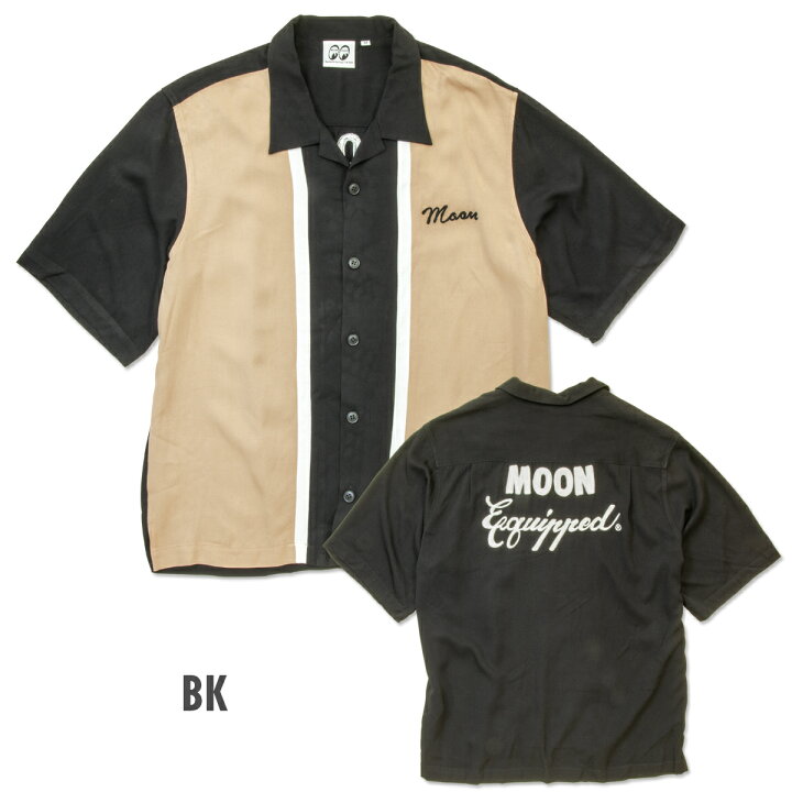楽天市場】ムーンアイズ MOON Equipped ツートン ボウリング シャツ 