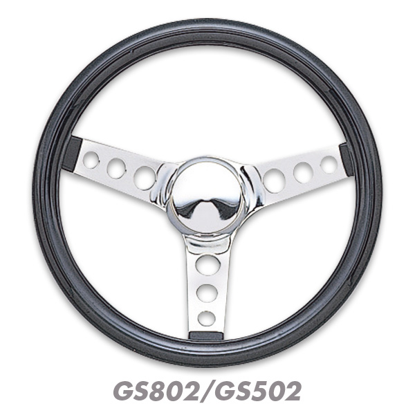 送料無料 Grant Classic 最高の Cruisin' Black 31cm 34cm Wheels steering 円高還元 Vinyl