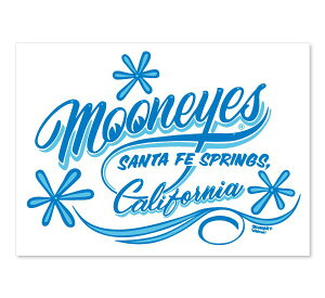 MOONEYES ([ACY) California Pinstripe Sticker u[ (^Cv)