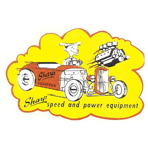 �z�b�g���b�h �X�e�b�J�[ Sharp EQUIPPED �X�e�b�J�[