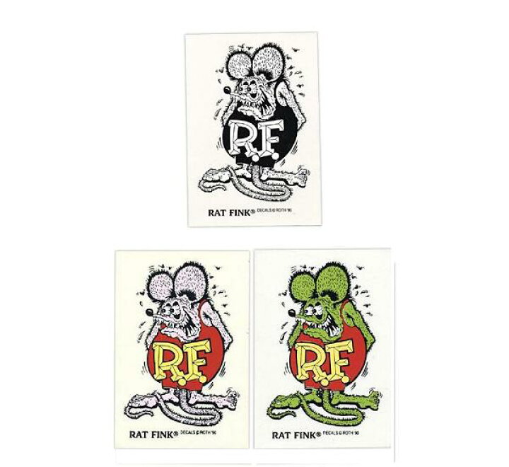 楽天市場 Rat Fink ラット フィンク Made In Usa ステッカー Mooneyes