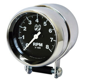 MOON Mini Tachometer Black 8000rpm