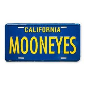 MOONEYES (ムーンアイズ) カリフォルニア ライセンス プレート ブルー
