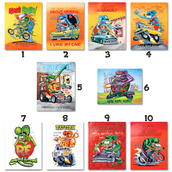 楽天市場】Rat Fink (ラット フィンク) ベーシック ポスター : MOONEYES