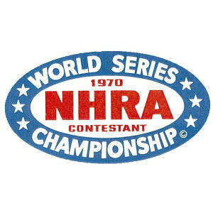 1970 NHRA WORLD SERIES CHAMPIONSHIP CONTESTANT �X�e�b�J�[