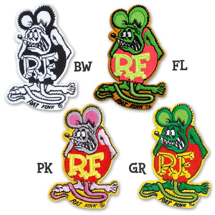 楽天市場】Rat Fink (ラットフィンク) パッチ 9.5cm : MOONEYES