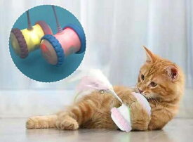 【最新型】猫 おもちゃ 一人遊び 電動 自動 ネコ おもちゃ ねこ 猫じゃらし キャットトイ キャットおもちゃ 自動回転 羽のおもちゃ 猫用品 猫 玩具 運動不足解消 ストレス解消 LEDライト付 取り外せる鈴付き羽棒 ねこ おもちゃ 安全素材 室内
