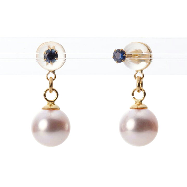 楽天市場】サファイア ピアス 真珠 Charming パール ピアス サファイア  