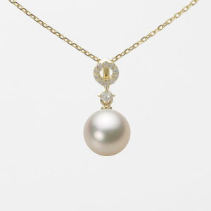 パール ネックレス 一粒 あこや真珠 7.5mm アコヤ 真珠 ペンダント K18 イエローゴールド 18金 レディース HA00075R12CG01474Y ムーンレーベル Moon Label