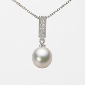 �p�[�� �l�b�N���X �ꗱ ������^�� 8.0mm �A�R�� �^�� �y���_���g K18WG �z���C�g�S�[���h 18�� ���f�B�[�X HA00080D12CW0314W0 ���[�����[�x�� Moon Label