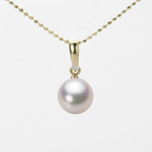 パール ペンダント トップ あこや真珠 8.0mm アコヤ 真珠 ペンダント トップ K18 イエローゴールド 18金 レディース HA00080R11WPG1500Y-T ムーンレーベル Moon Label
