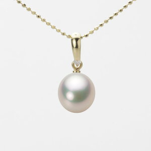 パール ペンダント トップ あこや真珠 8.5mm アコヤ 真珠 ペンダント トップ K18 イエローゴールド 18金 レディース HA00085D11CW01500Y-T ムーンレーベル Moon Label
