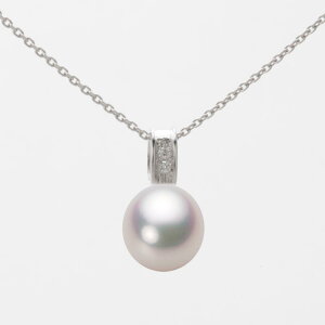 �p�[�� �l�b�N���X �ꗱ ������^�� 8.5mm �A�R�� �^�� �y���_���g K18WG �z���C�g�S�[���h 18�� ���f�B�[�X HA00085D11WPG647W0 ���[�����[�x�� Moon Label