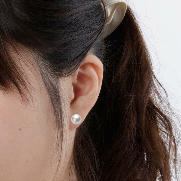 楽天市場】7.5-8.0mm パール ネックレス ピアス セット イヤリング 