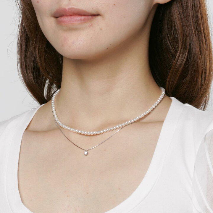 楽天市場】ベビーパール ネックレス あこや真珠 3.5mm ベビーパール 