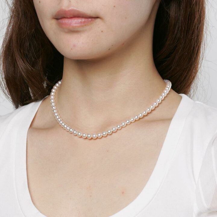 楽天市場】【ポイント10倍】 ベビーパール ネックレス あこや真珠 5.5  