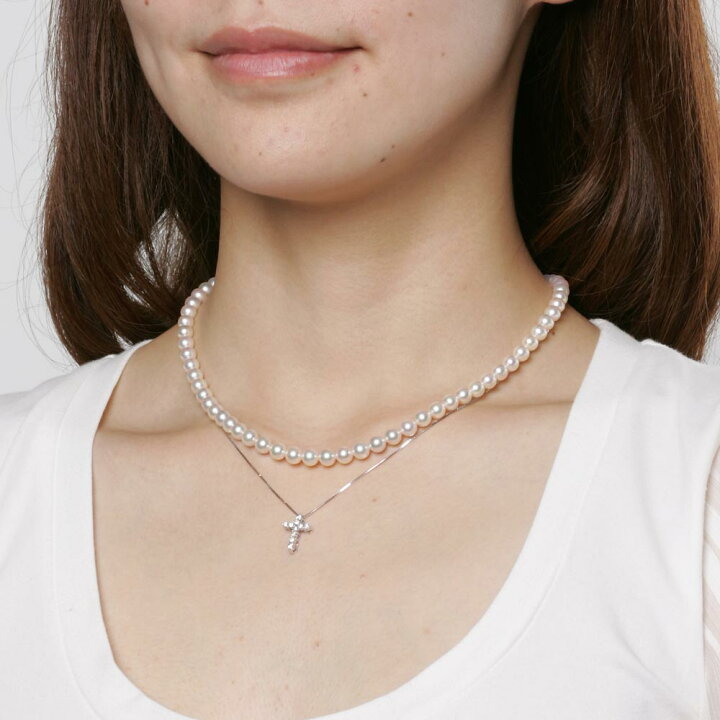 楽天市場】【ポイント10倍】 ベビーパール ネックレス あこや真珠 5.5  