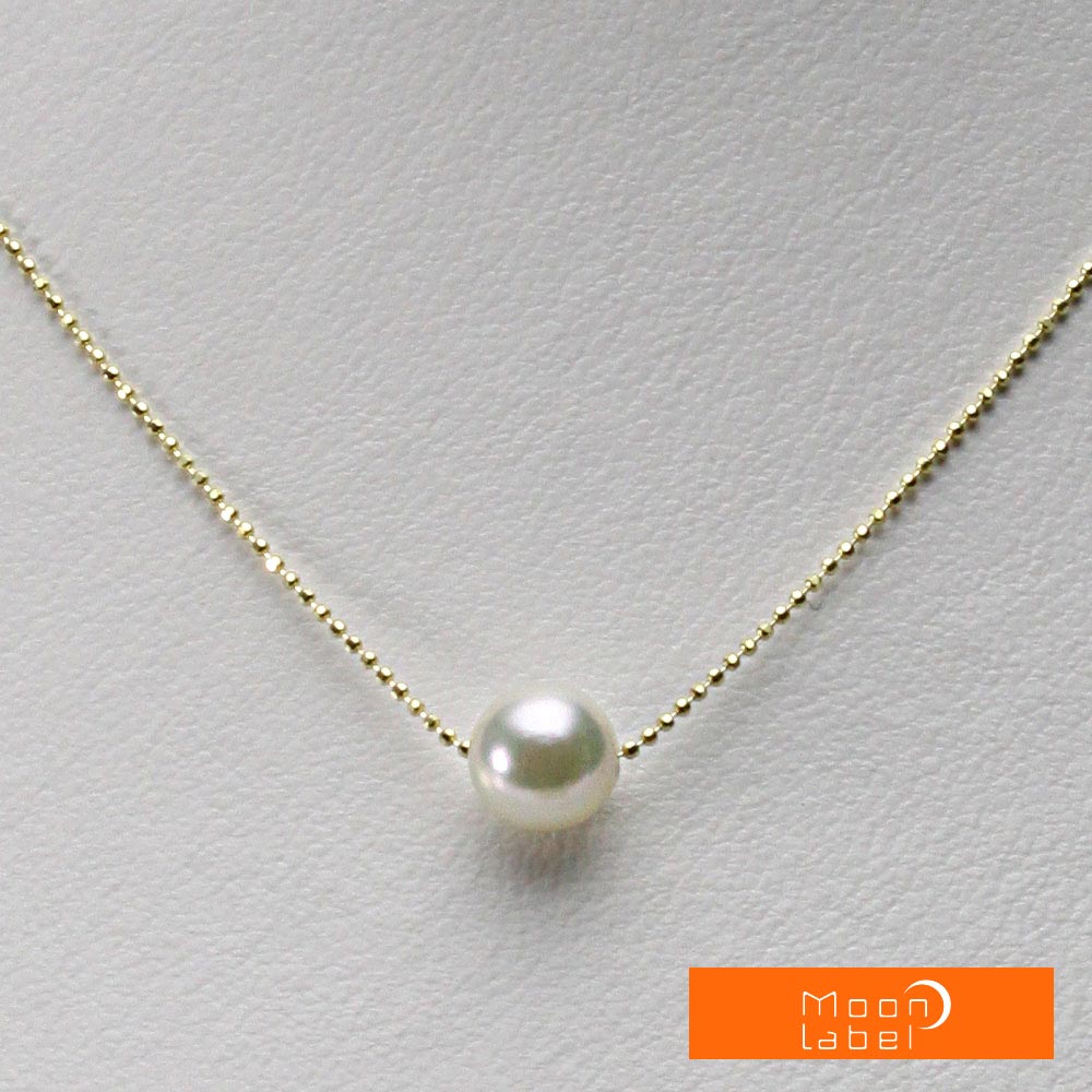 【楽天市場】パール ネックレス 一粒 あこや真珠 8.0mm アコヤ 真珠