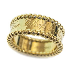 Van Cleef & Arpels ヴァン クリーフ&アーペル ペルレ シニアチュール K18YG リング #50 約9.5号位 約7.9g位 [ VCARO3Y600 VCA 指輪 18金 地金 イエローゴールド ジュエリー アクセサリー レディース ブランド ]【中古】