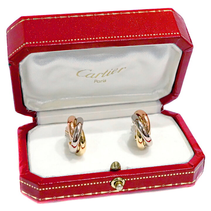 楽天市場】【中古】Cartier カルティエ トリニティ K18 YG WG PG  
