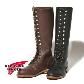 【お買い上げで靴下プレゼント】【返品交換送料無料】レッドウイング RED WING グロリア ロングブーツ ブーツ ロング丈 編み上げブーツ GLORIA グッドイヤーウェルト ブラック ブラウン マホガニー 3385 3386