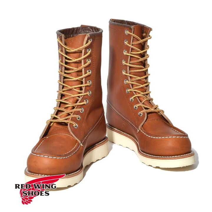 楽天市場 返品交換送料無料 レッドウィング メンズ レディース 8インチ クラシックモック Red Wing 8 Classic Moc 877 Moonloid