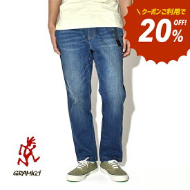 【20%OFFクーポン対象】GRAMICCI グラミチ 定番 グラミチ ストレッチ デニム NNパンツ クロップド GRAMICCI STRETCH DENIM NN-PANT CROPPED クライミングパンツ ロングパンツ ジャストカット メンズ