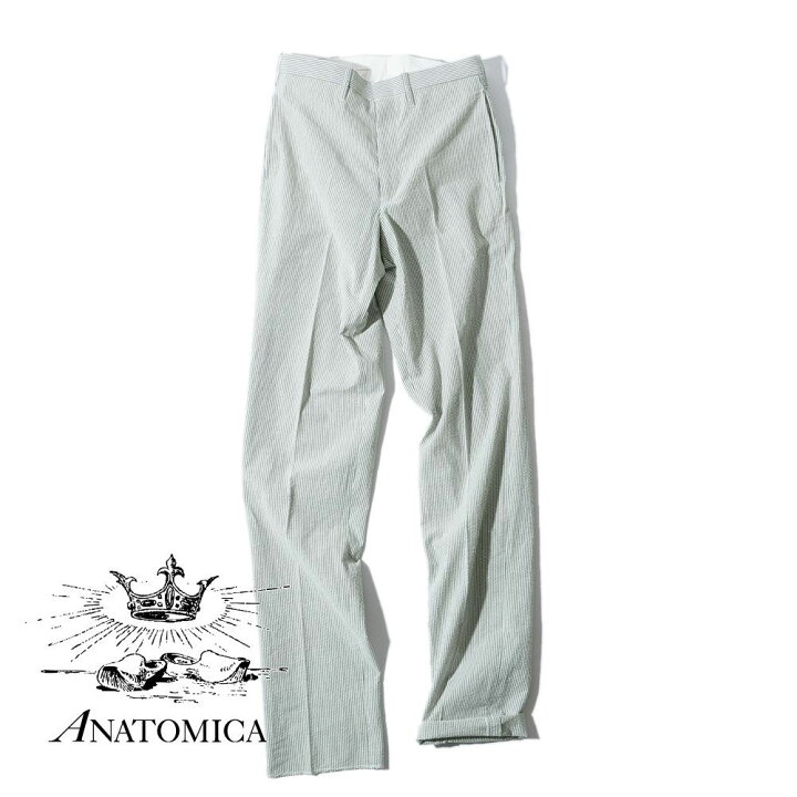 楽天市場 アナトミカ トリム ステム パンツ シアサッカー Anatomica Trim Stem Pants Seersucker メンズ Moonloid 楽天市場 アナトミカ トリム ステム パンツ シアサッカー Anatomica Trim Stem Pants Seersucker メンズ Moonloid
