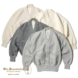 【21％OFFクーポン対象】オールドホームステッダー Olde Homesteader エクストラ コットン フリース カーディガン スウェット EXTRA COTTON FLEECE CARDIGAN EQP003 ロングスリーブ 長袖