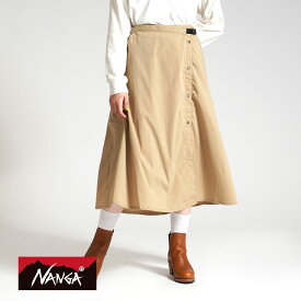 【P20倍】NANGA ナンガ HINOC RIPSTOP WRAP SKIRT W ヒノックリップストップラップスカート タキビ 巻きスカート スカート ロングスカート ラップスカート 難燃