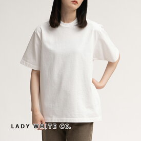 【P20倍】レディホワイト Lady White Co ラグビー Tシャツ LW130T RUGBY T-SHIRT TEE 半袖 白T アメリカ製