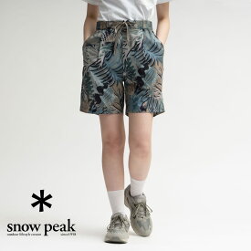 【10％OFFクーポン対象】【返品交換送料無料】Snow Peak(スノーピーク)/Printed Breathable Quick Dry Shorts(プリント ブリーザブル クイック ドライ ショーツ) ショーツ ショートパンツ ハーフパンツ