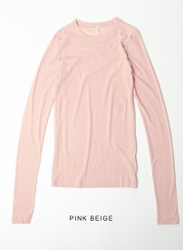babaco(ババコ)/Twisted Fine Cotton Long T-shirt(ツイスト ファイン コットン ロング ティーシャツ)/カットソー トップス インナーウェア レディース BA01-CR11 日本製