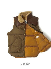 【23日19:00迄 20％OFFクーポン対象】Rocky Mountain Featherbed(ロッキーマウンテン フェザーベッド)CHRISTY VEST(クリスティー ベスト)ダウン ダウンベスト 2023AW メンズ