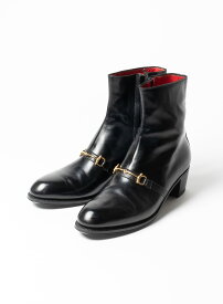 【500円OFFクーポン対象!】Le Yucca's(レユッカス)/Bowie zip boots(ボウイ ジップ ブーツ)/レディース woman Last BOWIE LIZARD レザー シューズ 革靴 本革 メンズ エンツォ ボナフェ Enzo Bonaffe イタリア製