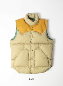 【21%OFFクーポン対象】ANATOMICA(アナトミカ)/DOWN VEST for ANATOMICA(ダウン ベスト アナトミカ)/Rocky Mountain Featherbed ロッキー マウンテン フェザーベッド 別注 ダウンベスト メンズ レディース ユニセックス 日本製 530-582-37