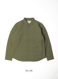 【30日限定!半額クーポン対象 50%OFF】Snow Peak(スノーピーク)/Flexible Insulated Shirt(フレキシブル インサレイテッド シャツ)/インサレーティッド 長袖シャツ ライトアウター 中綿 メンズ SW-23AU003 ブラック ネイビー オリーブ