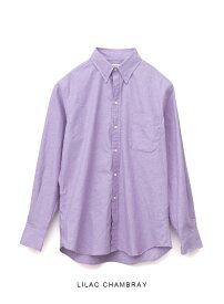 【10%OFFクーポン対象】【返品交換送料無料】INDIVIDUALIZED SHIRTS(インディビジュアライズド シャツ)/6 BUTTON B.D SHIRTS(6ボタン ダウンシャツ)/別注 ボタンダウン シャツ メンズ レディース シャンブレー DAN RIVER ダンリバー コットン