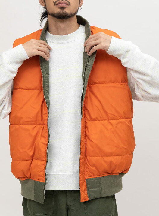 楽天市場】ALPHA(アルファ)MA-1 DOWN VEST(MA-1 ダウン ベスト)ダウン 