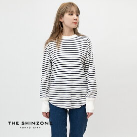 【10％OFFクーポン対象】【返品交換送料無料】シンゾーン Shinzone ミリタリー プルオーバー カットソー レディース MILITALY PULLOVER ホワイト 白 ブラック 黒