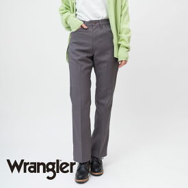 【P20倍】Wrangler ラングラー WRANCHER ランチャー フレアードレスパンツ レングス74cm スラックス フルレングス フレアパンツ センタープレス