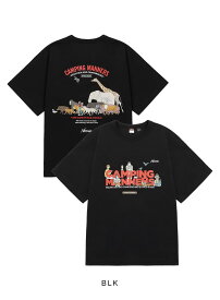 【P10倍】【返品交換送料無料】NANGA(ナンガ)/ECO HYBRID CAMPING MANNERS WILD ANIMALS TEE(エコハイブリッド キャンピングマナーズ ワイルドアニマルズティー)/デイリーティー 半袖 Ferre Yarn フェレヤーン メンズ レディース ユニセックス