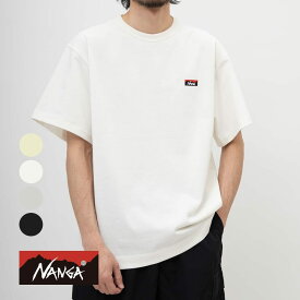 【P10倍】【返品交換送料無料】NANGA(ナンガ)/ECO HYBRID BOX LOGO EMBROIDERY TEE(エコ ハイブリッド ボックス ロゴ エンブロイダリー ティー)/デイリーティー 半袖 Ferre Yarn フェレヤーン メンズ レディース ユニセックス NW2411-1G804-A